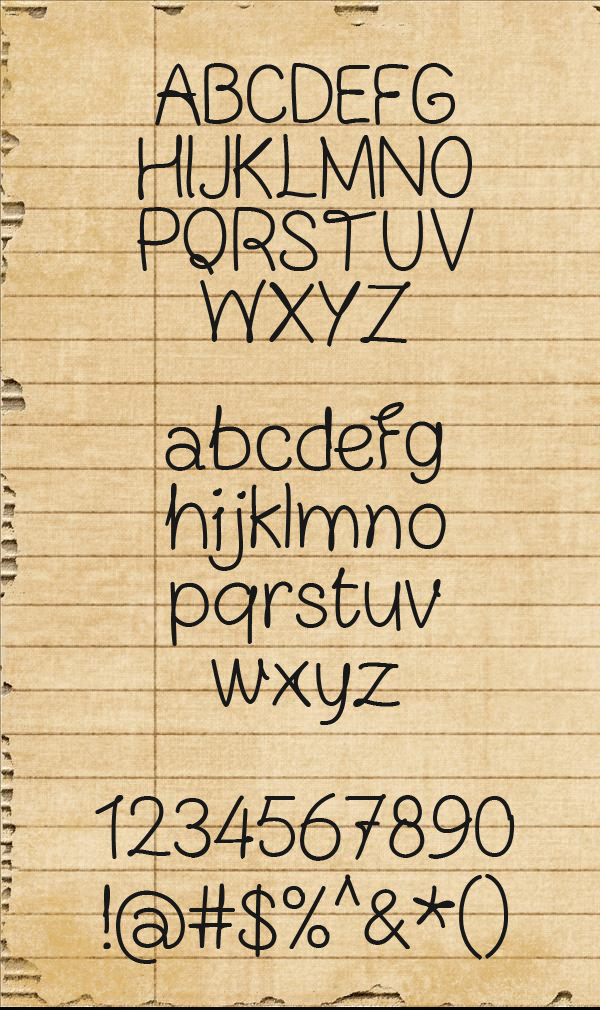  Font Letters